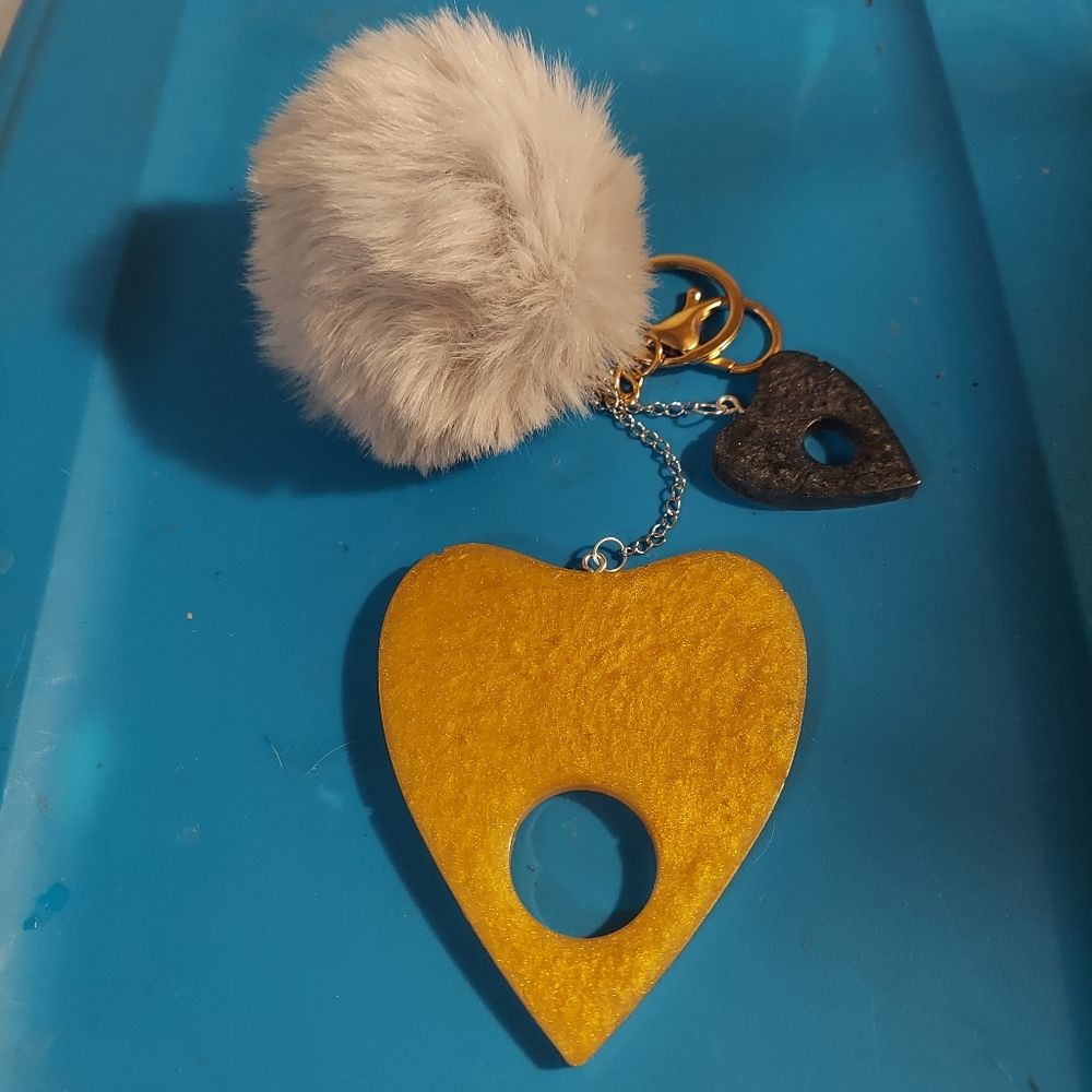 Double Planchette keychain